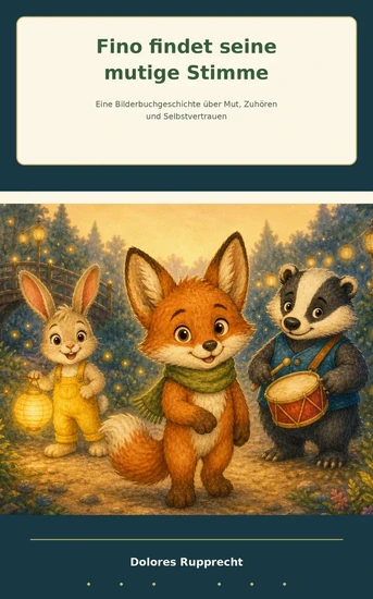 Fino findet seine mutige Stimme – Buchmotiv