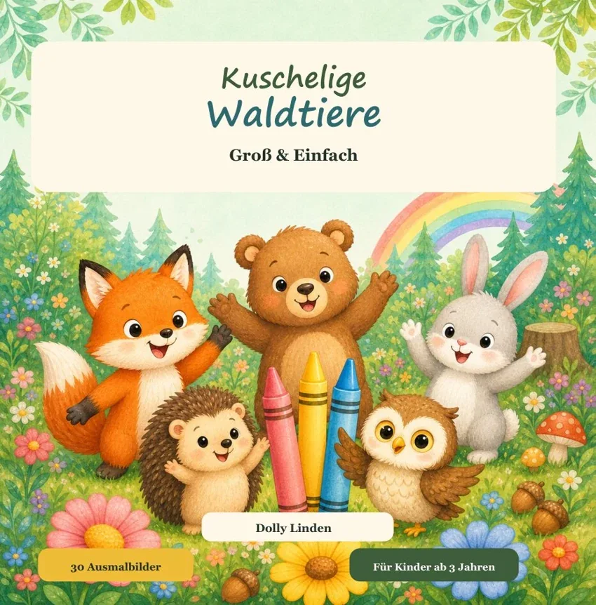 Kuschelige Waldtiere – Buchmotiv