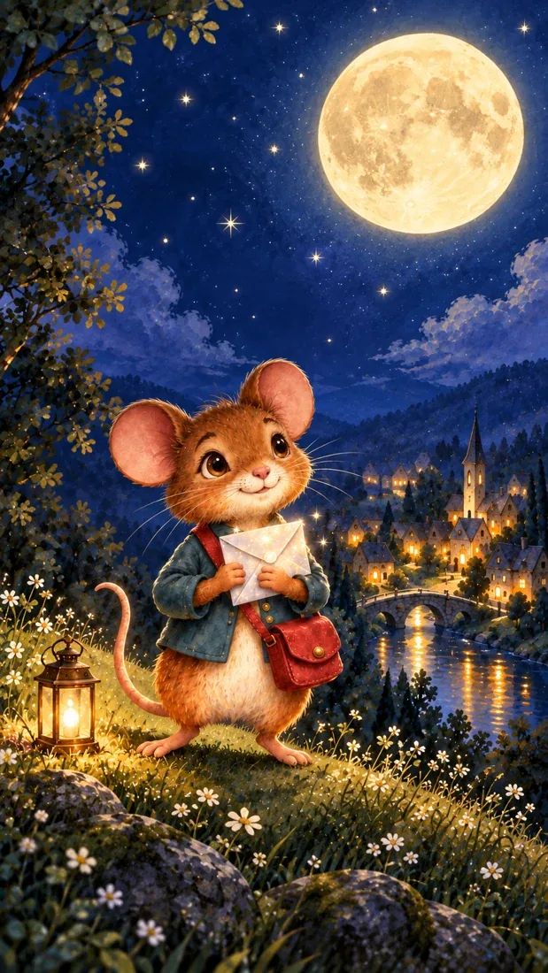 Tilda und der Brief an den Mond – Buchmotiv